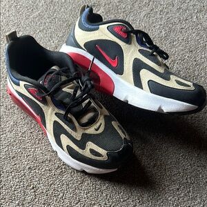 Nike Kids Shoes Black and Red